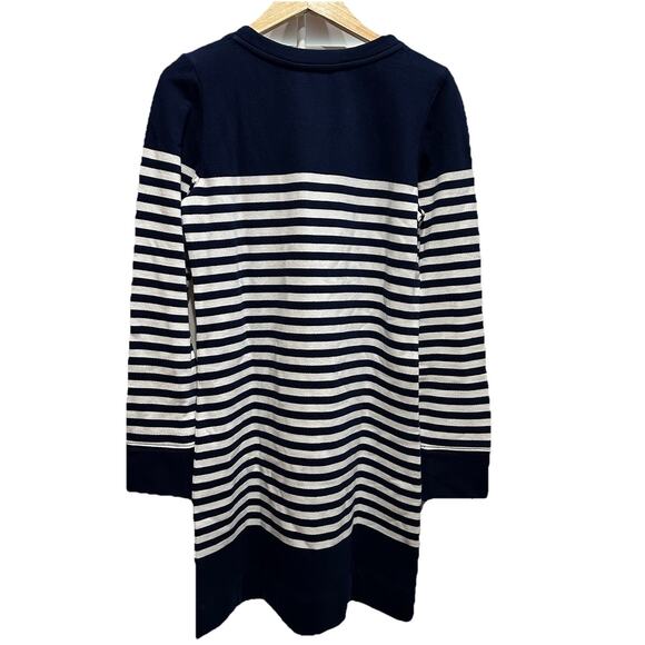 NWT Lilly Pulitzer Kenley Long Sleeve Crew Dress/True Navy Riviera Stripe/medium - Picture 5 of 5